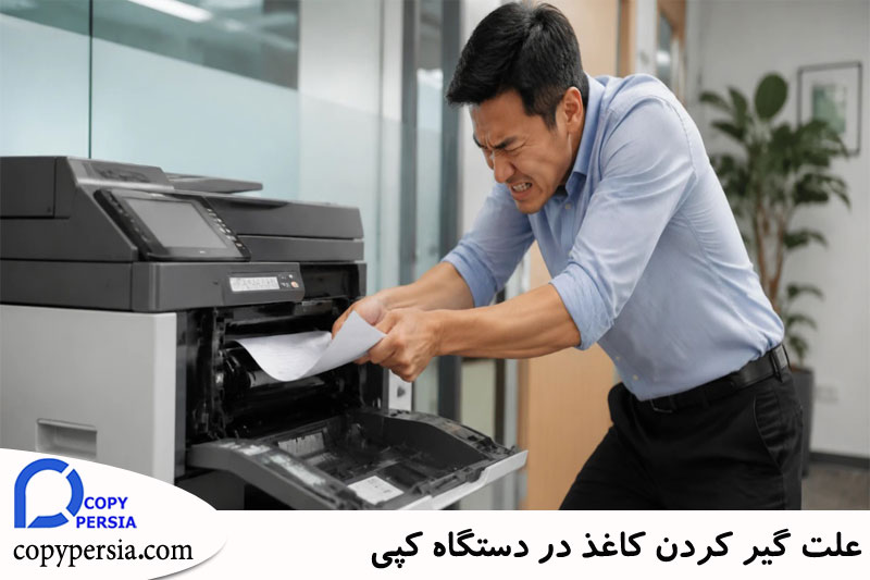 علت گیر کردن کاغذ در دستگاه کپی 